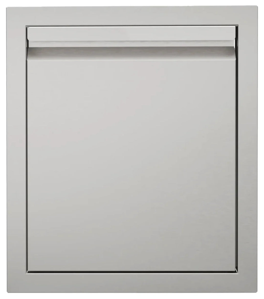 Videl USA 18" Single Access Door: Premium stainless steel construction provides durable weather resistance for outdoor kitchen storage, utility access, or propane housing in sleek modern design.