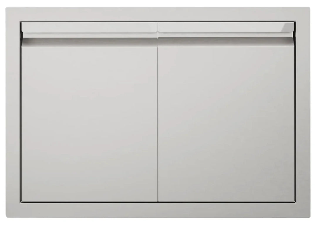 Videl USA 42' Double Access Door: Premium stainless steel double-door design providing maximum access for outdoor kitchen utility access, propane housing, or large item storage.