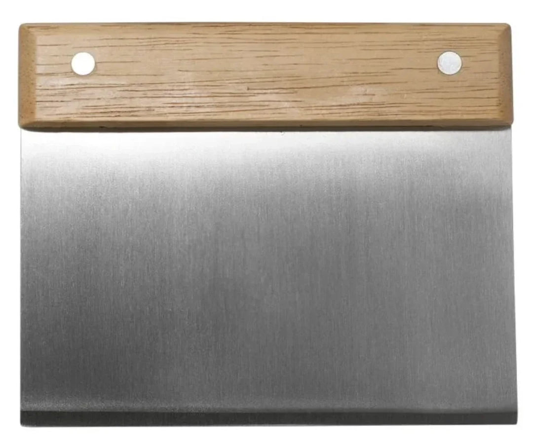 Videl USA Griddle Scraper - Heavy-Duty Flat Top Cleaner with durable stainless steel blade and ergonomic handle for effortless removal of stuck-on food, grease, and residue from flat top griddles, grills, and cast iron surfaces.