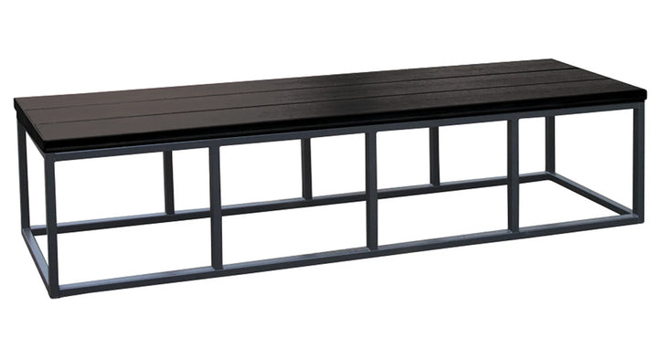Cal Metro Spa Surround Bench - 36" or 77" - modular bench for flexible seating arrangements near American Spas, coordinating with Cal Metro Surround pieces.
