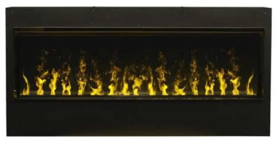 Dimplex Optimyst Pro Box 40"-60" Built-In Water Vapor Firebox featuring Ultrasonic Water Vapor Flame, Convertible See-Through Design, and Hard-Wired functionality for high-end residential and commercial designs.