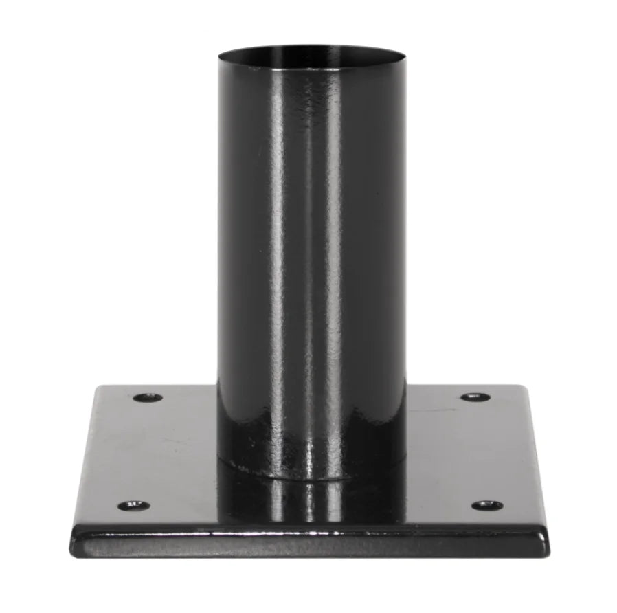 Top Torch Column Mount - The Outdoor Plus: Premium steel column mount for outdoor pillars, featuring a grand illuminated pathway design with 8x8 inch dimensions and powder coat finish.
