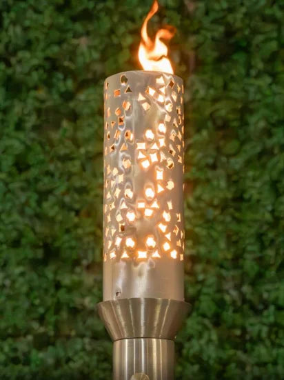 Shotgun Fire Torch by The Outdoor Plus, featuring 20,000 BTU output and 304 stainless steel construction for durable outdoor use.