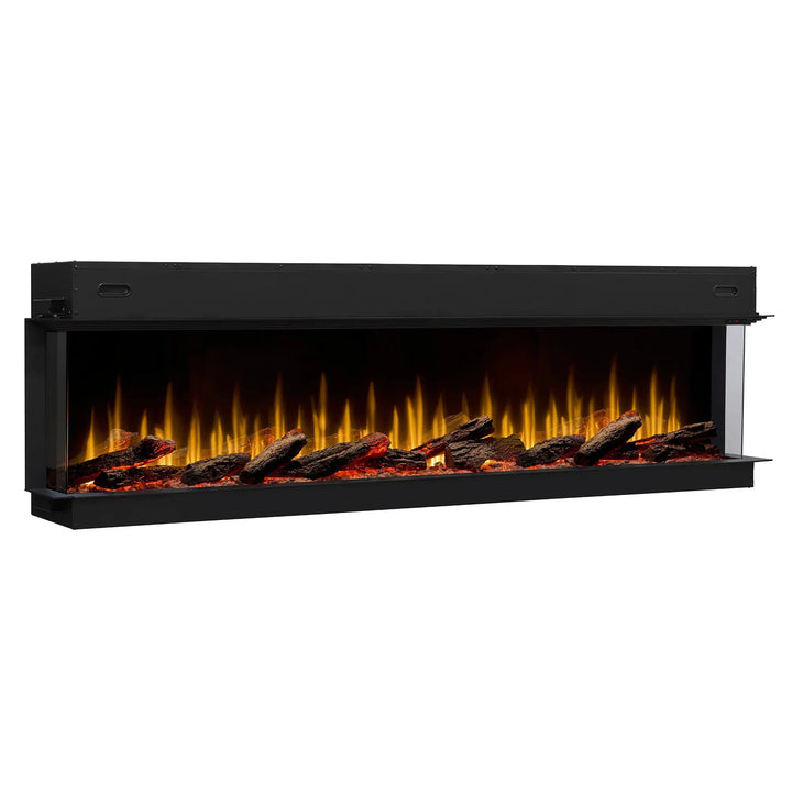 Dimplex Ignite Ultra 50"-100" Built-In Linear Electric Fireplace: A sleek, modern electric fireplace featuring Flex-Flame technology, inner glow logs, and adjustable flame effects for customizable ambiance.
