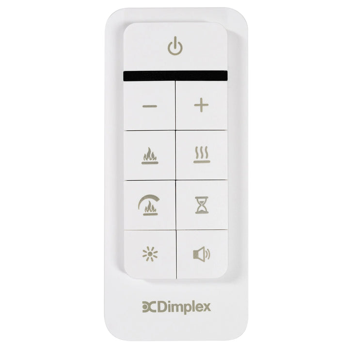 Dimplex Ignite Aspire Built-In Electric Firebox features lifelike flames, dynamic logs, and crackling sounds for an immersive experience.
