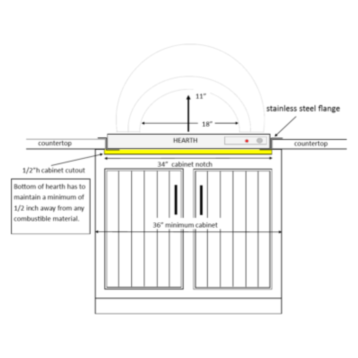 HPC Fire "Villa Series" Pizza Oven
