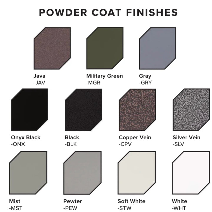Unity Powder Coated Fire Pit by The Outdoor Plus, a handcrafted, round fire pit for social gatherings in backyard or patio settings, available in various sizes and ignition types.