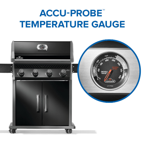 Napoleon Rogue® 525 – Premium 4-Burner Gas Grill in Sleek Black