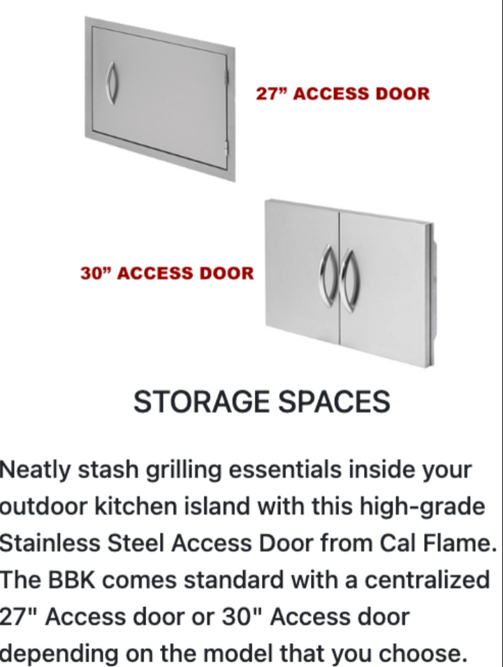 Cal Flame "Malibu" BBQ Island (Right/Left)