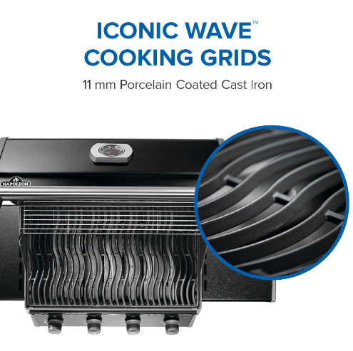 Napoleon Rogue® 525 – Premium 4-Burner Gas Grill in Sleek Black