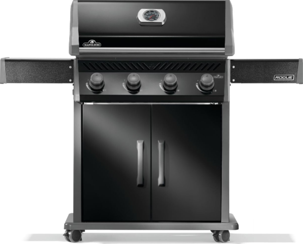 Napoleon Rogue® 525 – Premium 4-Burner Gas Grill in Sleek Black