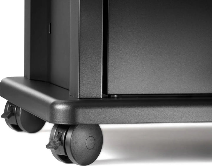 Napoleon Rogue PRO Phantom 30 Inch Griddle features a matte black finish, 430 stainless steel cooktop, and four burners delivering 33,600 BTUs of cooking power.