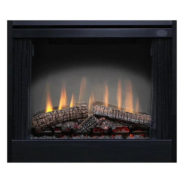 Dimplex 39" Standard Built-In Electric Fireplace Brick Effect features a patented realistic flame effect and built-in manual switches for heater and flame control.