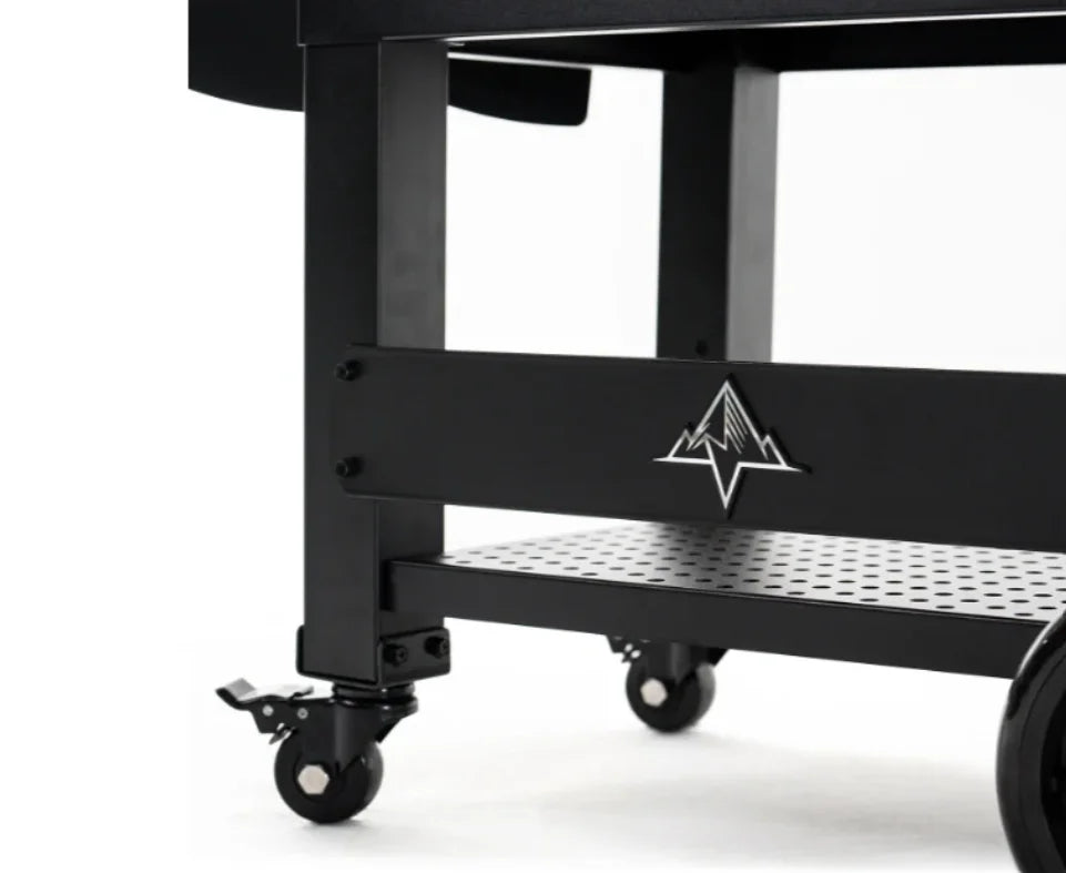 PEAK PRIME 2.0 WiFi Smart Pellet Grill by Green Mountain Grills: A high-performance backyard BBQ grill featuring advanced 12-volt Direct Power, hybrid rounded/peaked chamber for even heat circulation, and WiFi control with GMG App compatibility.
