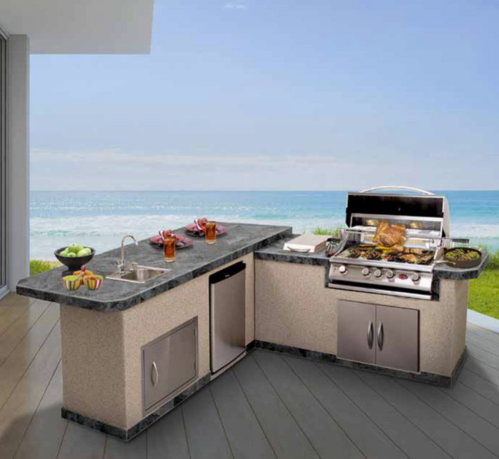 Cal Flame Platinum Series "Carmel" BBQ Island (Right/Left)