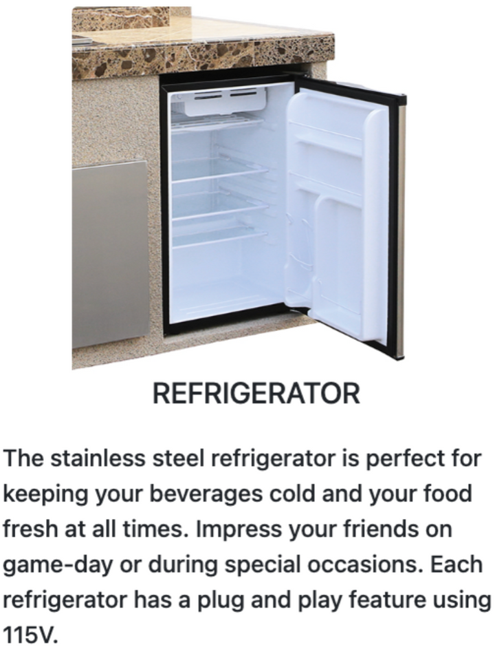 Cal Flame "Avalon" BBQ Island (Right/Left)