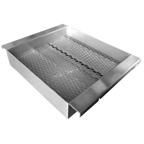 Removable Charcoal Tray by Cal Flame for gas grills, allowing seamless conversion to charcoal cooking with real smoky flavor.