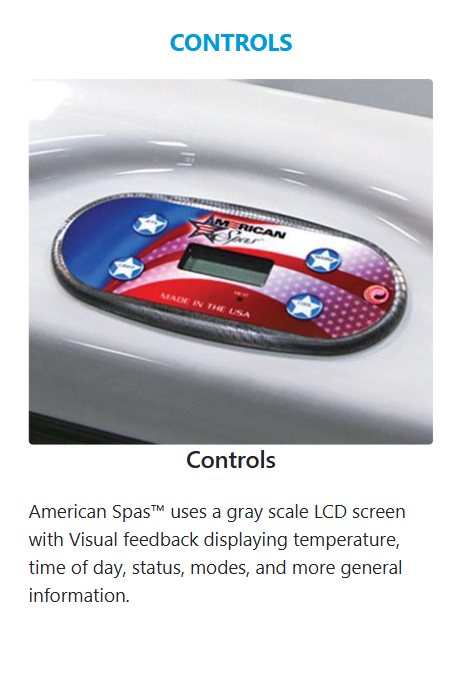 American Spas 6-Person Bench with 56 Jets