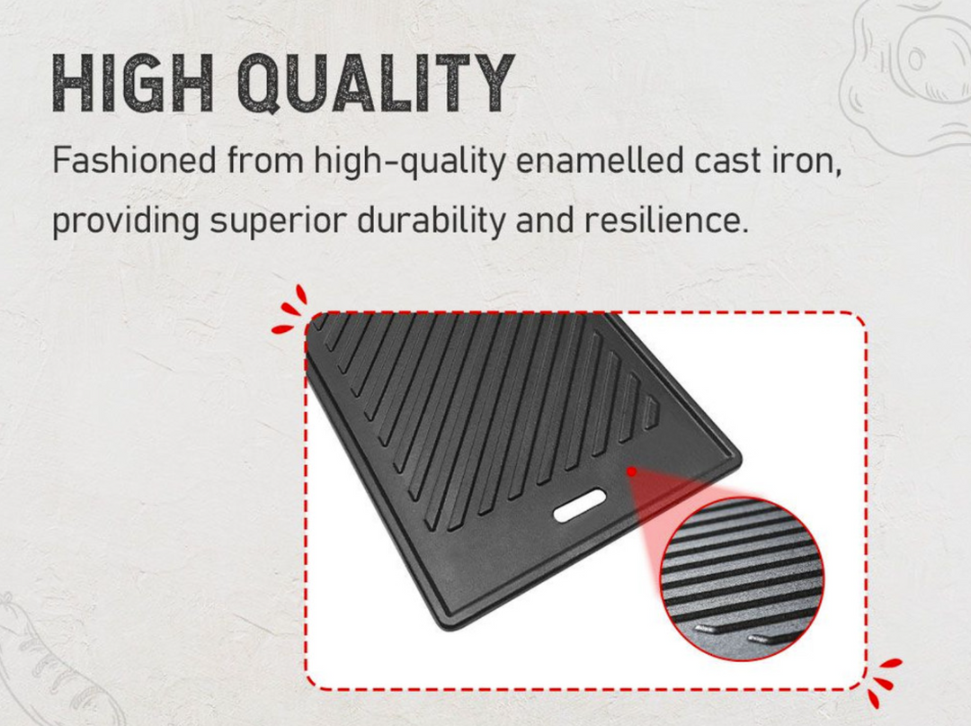 Monument Grills Cast Iron Cooking Plate