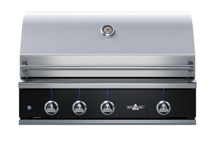 Delta Heat 38" Black Outdoor Gas Grill - Built-In