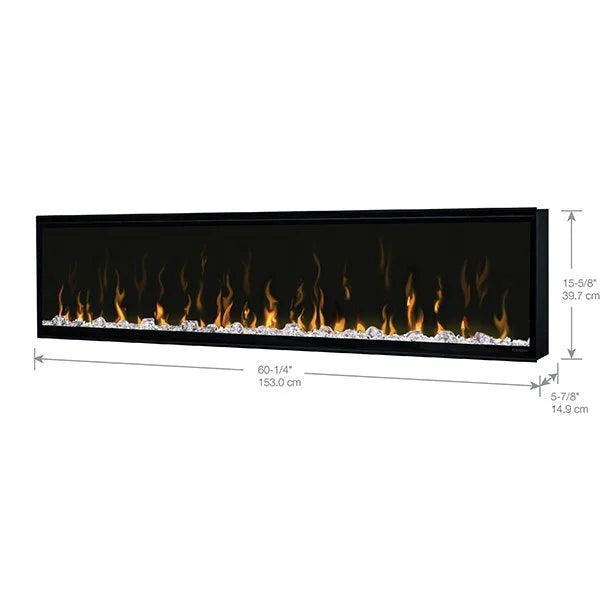 Chimenea eléctrica empotrada lineal Dimplex IgniteXL de 50 a 100 pulgadas 