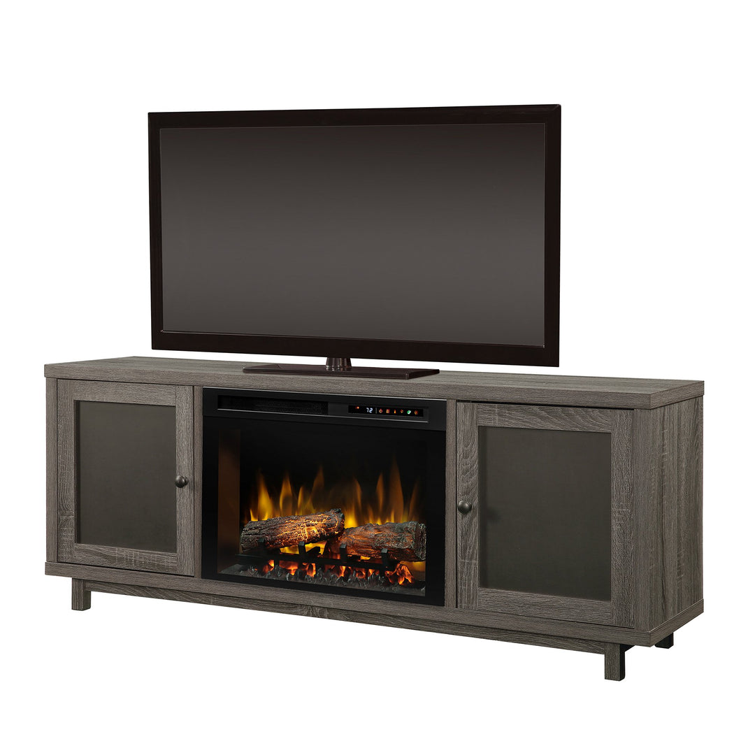 Dimplex Jesse 65" Media Console Mantel with 25/26" Electric Firebox/Fireplace