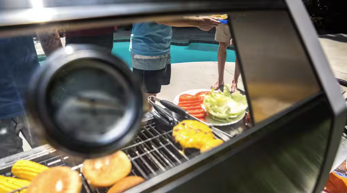 Monument Grills Blue 4-Burner Gas Grill - Classic Series