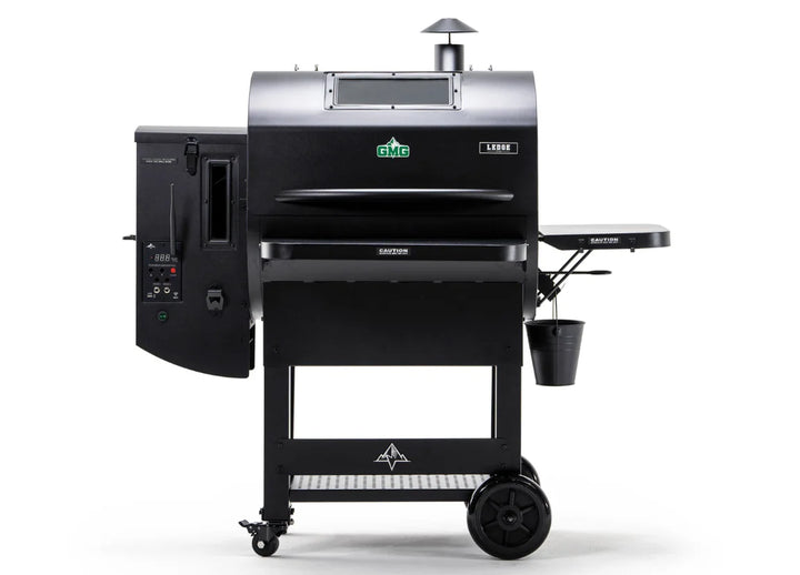 The Ledge PRIME 2.0 WiFi Smart Pellet Grill by Green Mountain Grills features a mid-sized cooking area, 12-volt direct power, and innovative hybrid chamber design for even heat circulation and smoke distribution.