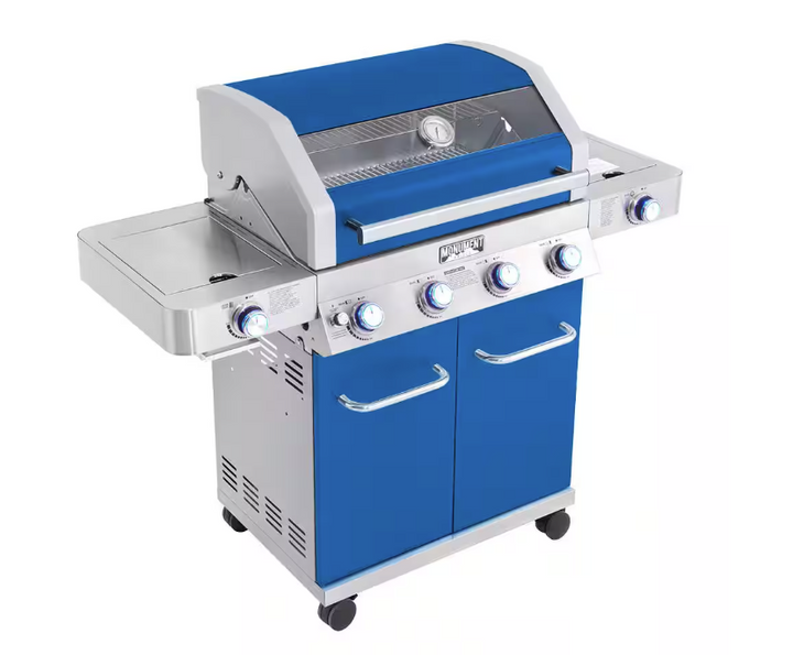 Monument Grills Blue 4-Burner Gas Grill - Classic Series