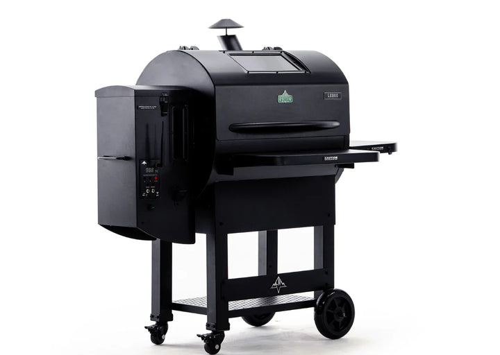 Ledge PRIME 2.0 WiFi Smart Pellet Grill by Green Mountain Grills: A mid-sized pellet grill with 12-volt direct power for fast ignition and consistent heat, featuring WiFi smart control, RACKT technology, and a hybrid chamber design for perfect smoke distribution.