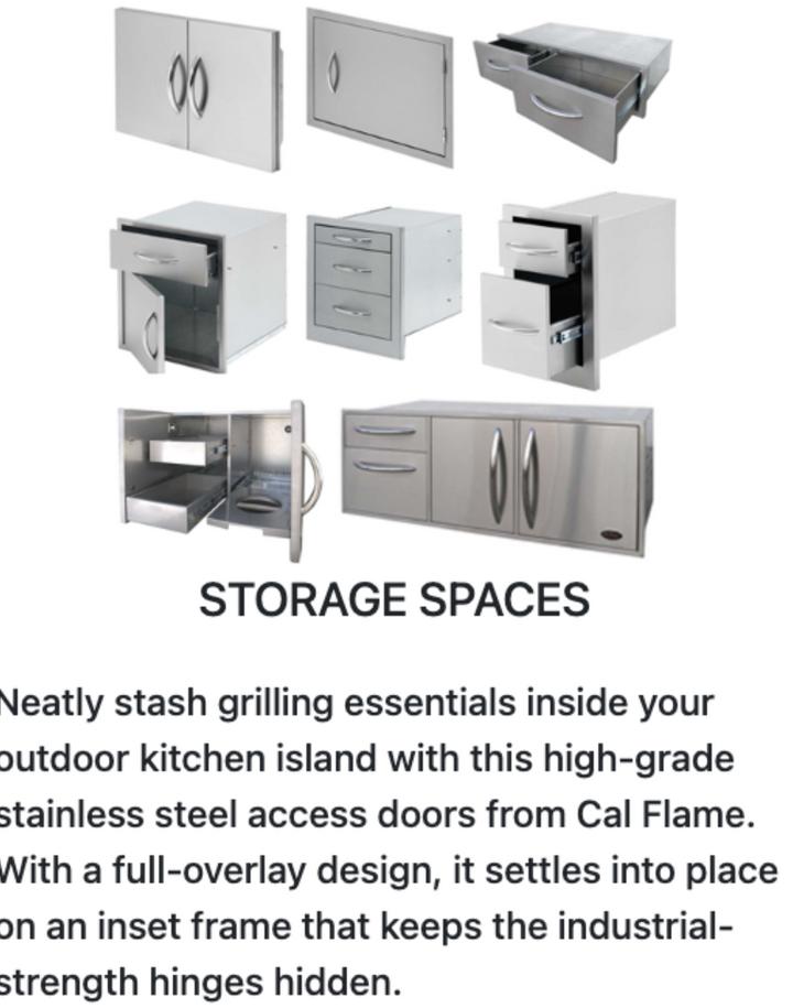 Cal Flame Platinum Series "La Jolla" BBQ Island