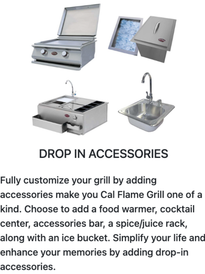Cal Flame Platinum Series "La Jolla" BBQ Island