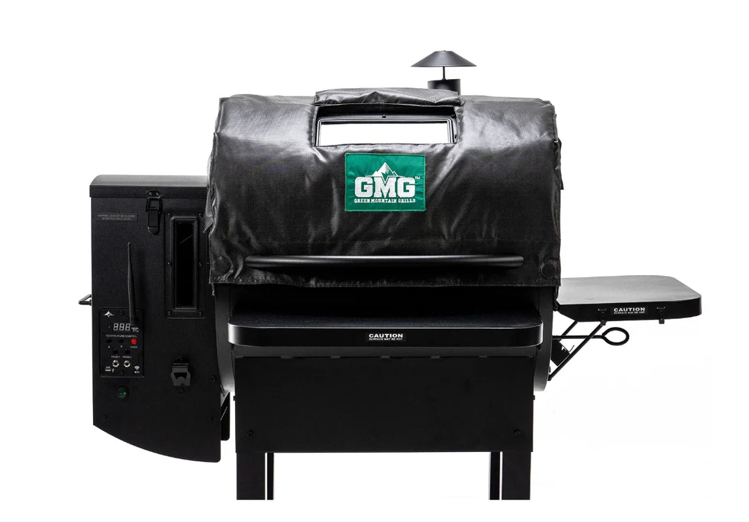 Green Mountain Grills Thermal Blanket for Ledge Prime 2.0 - Heavy-duty silica gel cloth and ceramic fiber insulation blanket for improved heat retention, fuel savings up to 25%, and all-weather protection in cold or windy conditions.