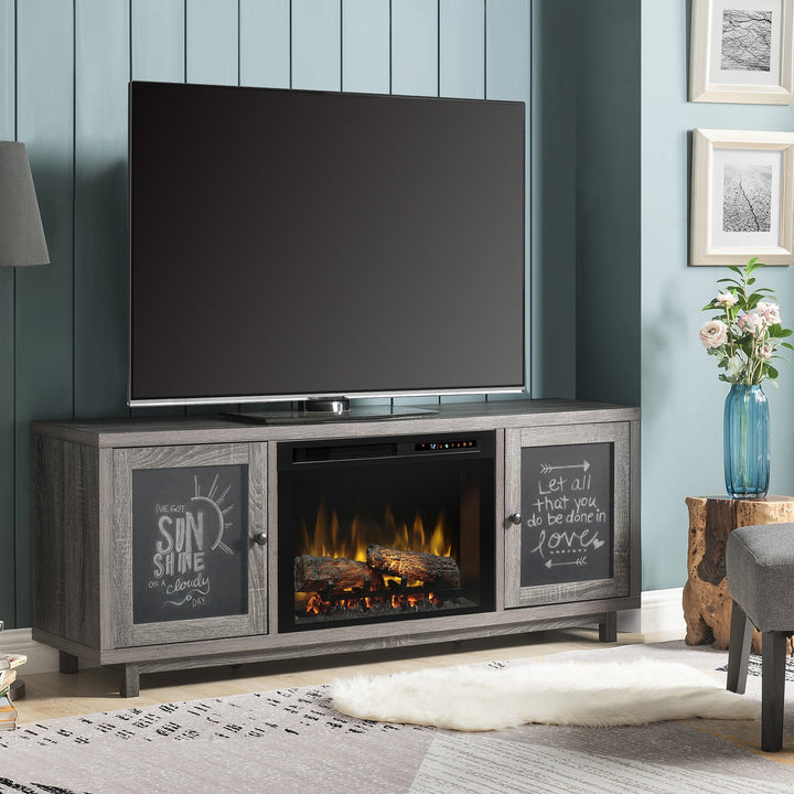 Dimplex Jesse 65" Media Console Mantel with 25/26" Electric Firebox/Fireplace