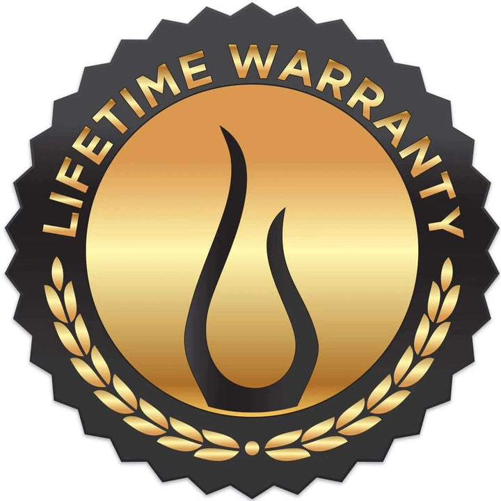 Blaze Premium LTE 40" 5-Burner Freestanding Grill features five commercial-grade cast stainless steel burners, 915 square inches of cooking space, and heavy-duty 9mm triangular cooking rods for maximum heat retention and sear marks.