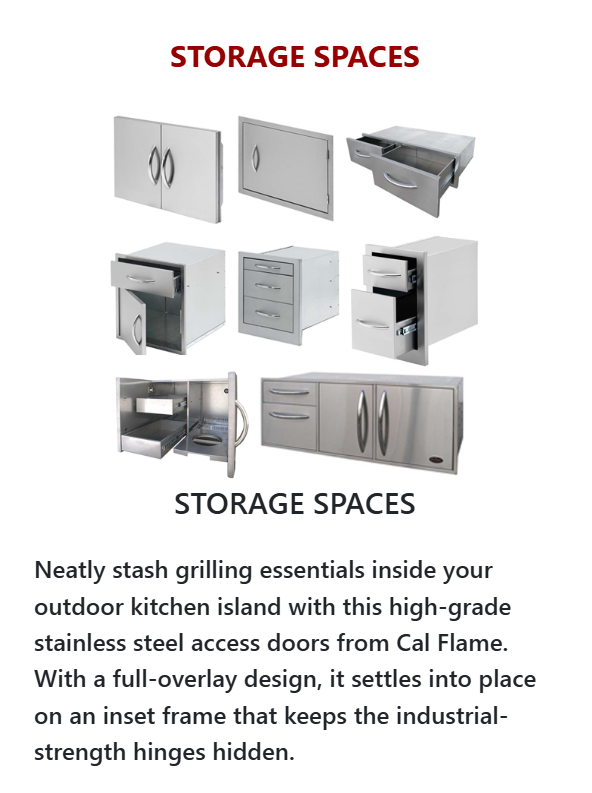 Cal Flame Platinum Series "Laguna" BBQ Island