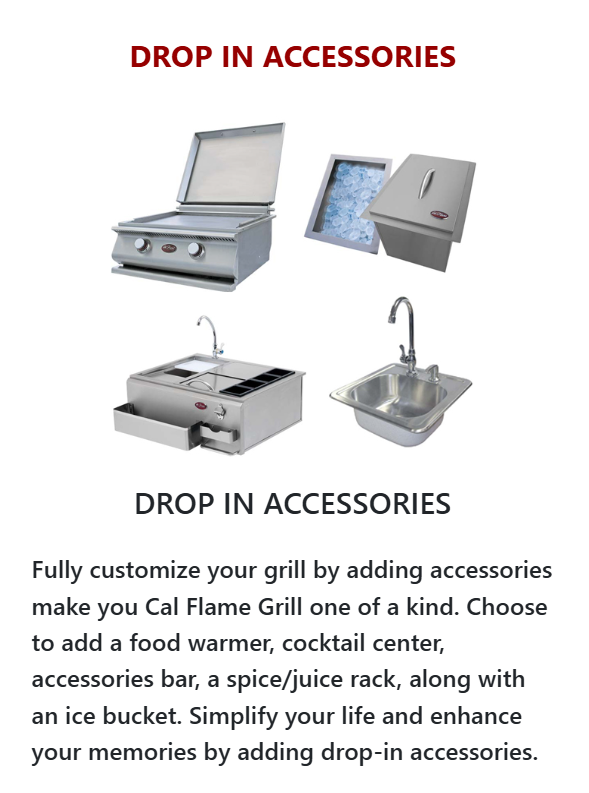 Cal Flame Platinum Series "Laguna" BBQ Island