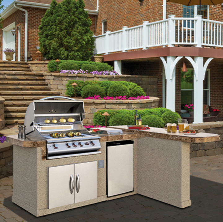 Cal Flame "Malibu" BBQ Island (Right/Left)