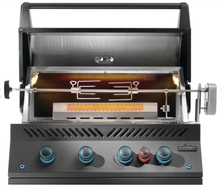 Napoleon Built-In 700 Series 32" Grill with Rear Infrared Burner - Matte/Matt Black