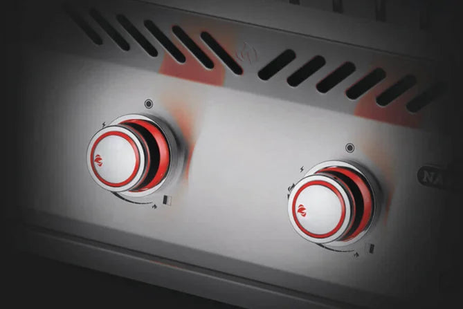 Napoleon Built-In 700 Series Dual Range Top Burner featuring two powerful burners, premium stainless steel construction, and battery-free JETFIRE ignition for reliable heat.