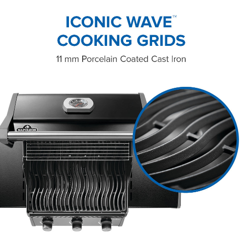 Napoleon Rogue® 425 – Premium 3-Burner Gas Grill in Sleek Black