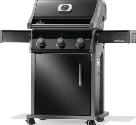Napoleon Rogue® 425 – Premium 3-Burner Gas Grill in Sleek Black