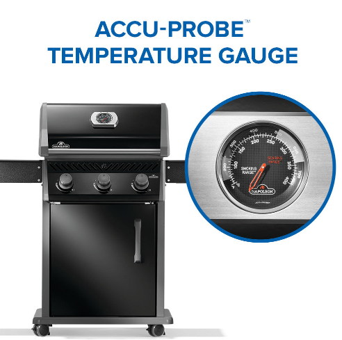Napoleon Rogue® 425 – Premium 3-Burner Gas Grill in Sleek Black