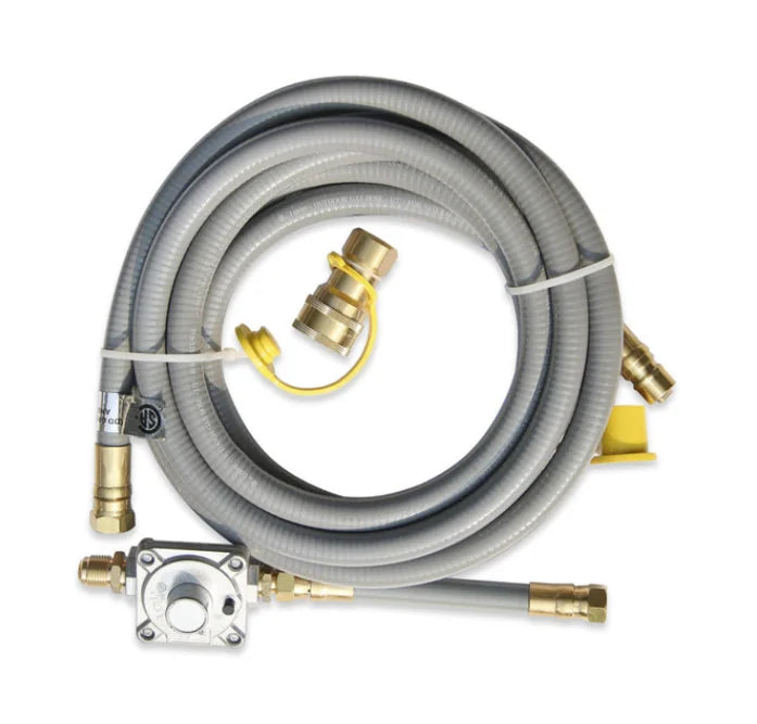 Monument Grills Natural Gas Conversion Kit for Denali 605 and 41847NG models, converts liquid propane to natural gas for steady fuel supply.