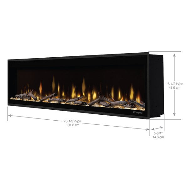 Dimplex 74-Inch Ignite Evolve Built-in Electric Fireplace