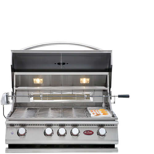 Cal Flame P Series 32-Inch 4-Burner Built-In Propane Gas Grill with Infrared Backburner