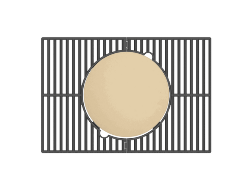 Momument Grills Cordierite Pizza Stone & Round Reversible Cooking Plate