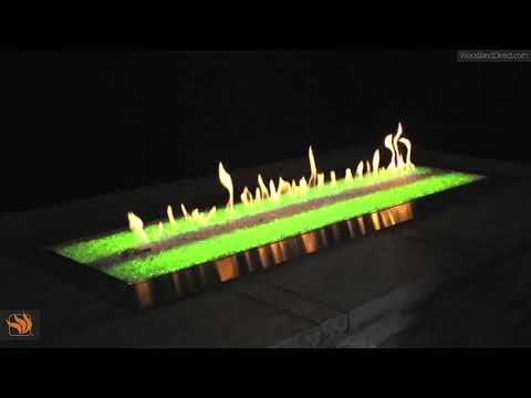 The Carol Rose Collection 48"-60" LED Linear Outdoor Firepit