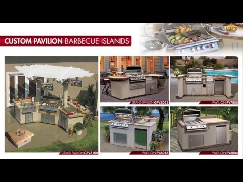 Cal Flame Platinum Series "Carmel" BBQ Island (Right/Left)