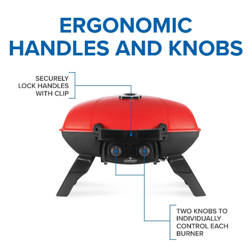 Napoleon TravelQ™ 285 Gas Grill - Blue/Red